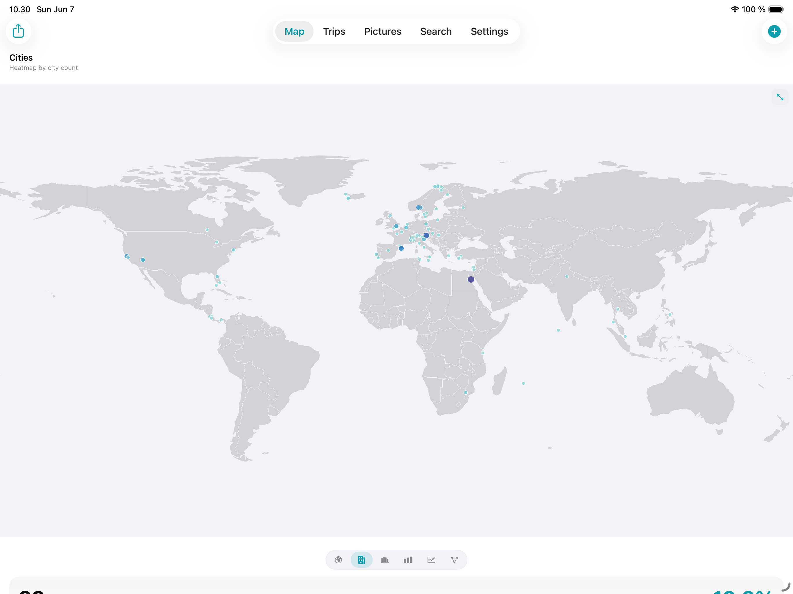 Cities map